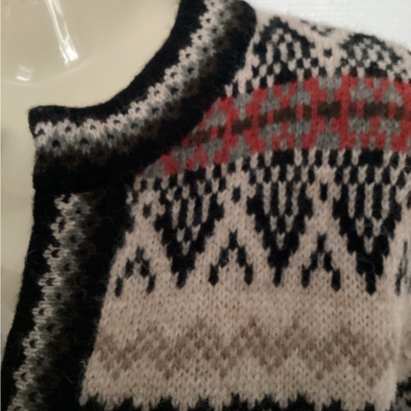 NWT Telluride Clothing Company Fair Isle Knit Cardigan Sz S wool - Picture 9 of 10